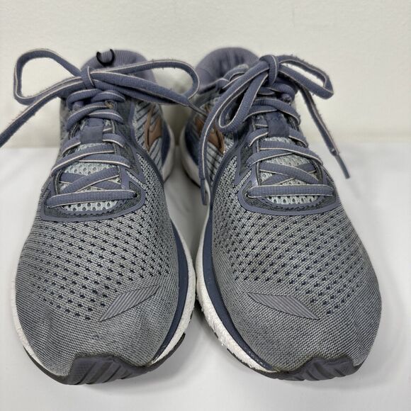 Brooks Womens Adrenaline GTS 20 1202961B073 Gray Running Shoes Sneakers Size 7 B - Picture 2 of 15